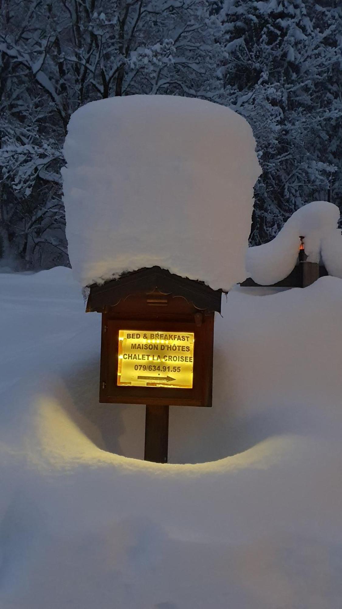 B&B Chalet La Croisee Vers L'Eglise エクステリア 写真